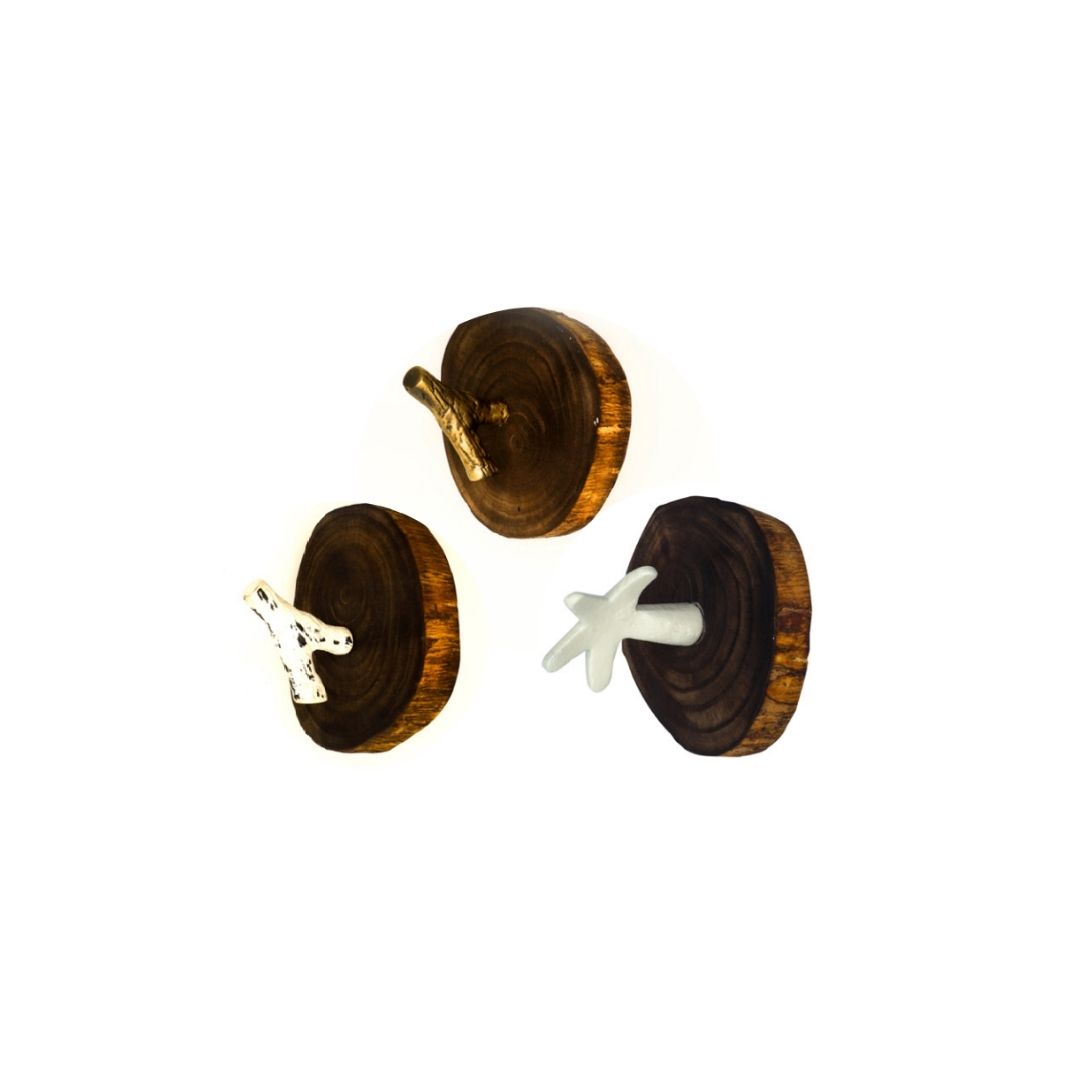 סט 3 קולבי עץ מנגו 06