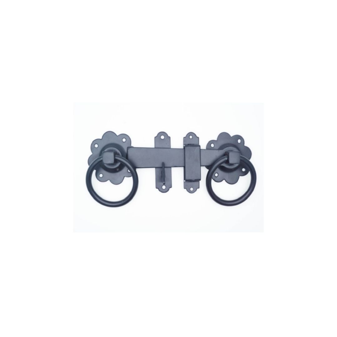 בריח שחור עתיק + טבעות