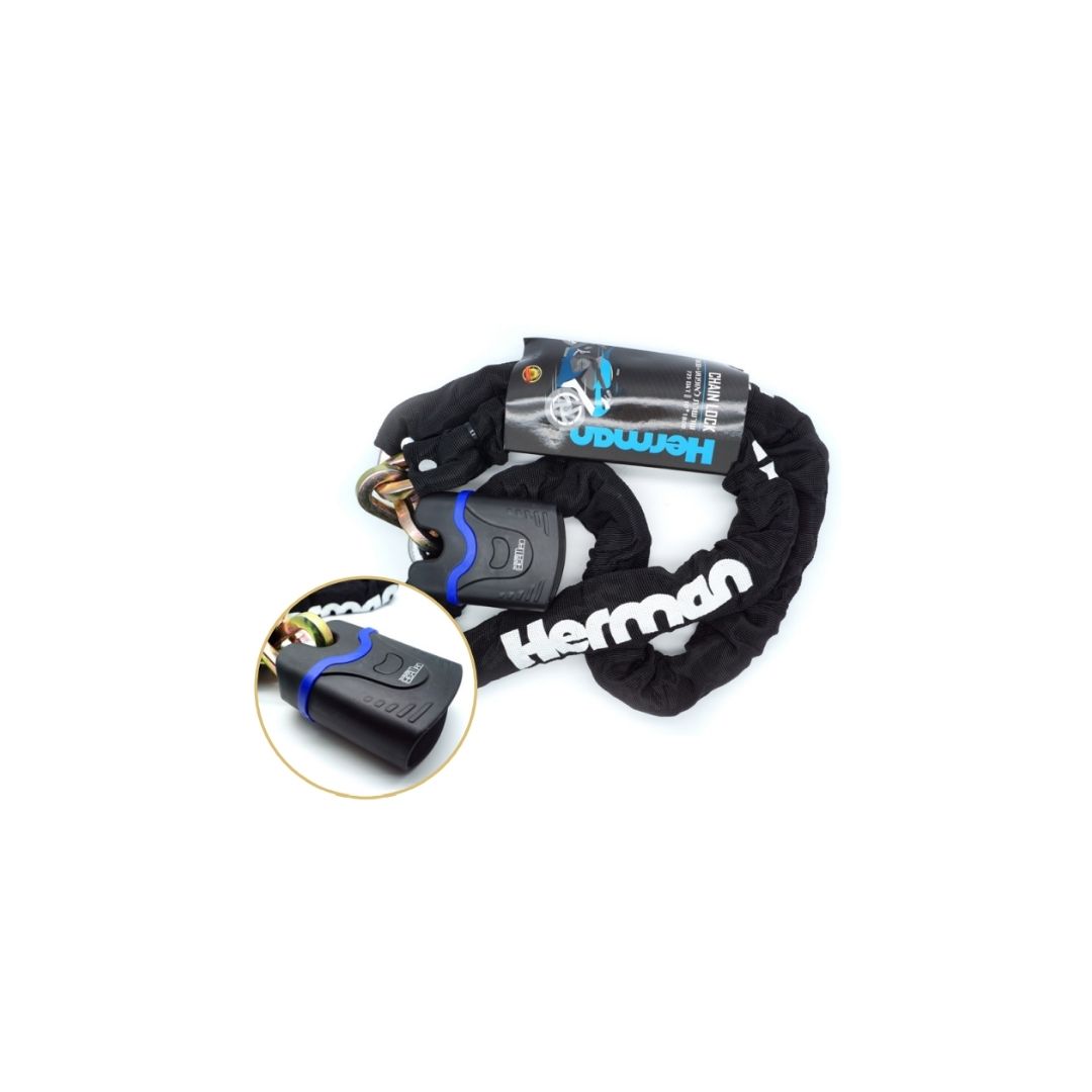 שרשרת לאופנוע + מנעול תליה 725