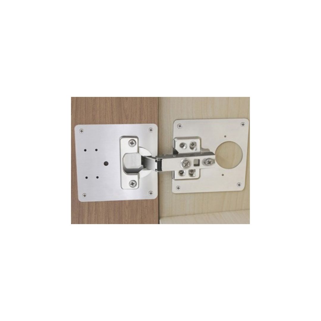 פלטה מחוררת לקיבוע ציר ארון