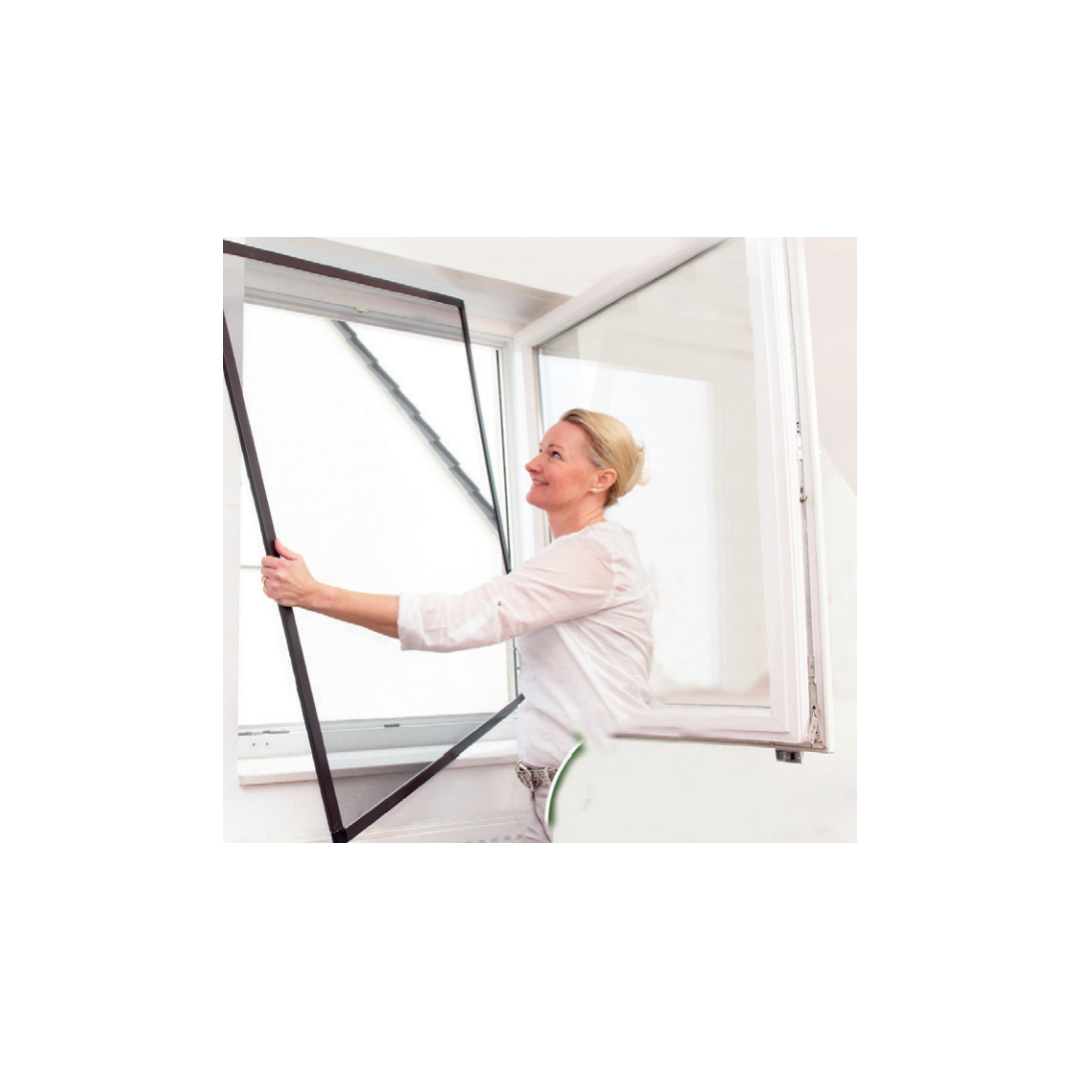 מסגרת אלומיניום לבן - לחלון