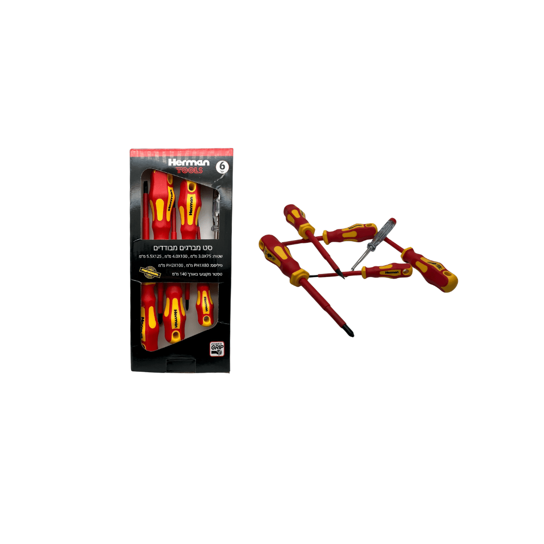 סט מברגים מבודדים (6 יח')